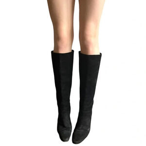 Vintage 90s‎ DKNY suede leather zip-up boots made in spain 9